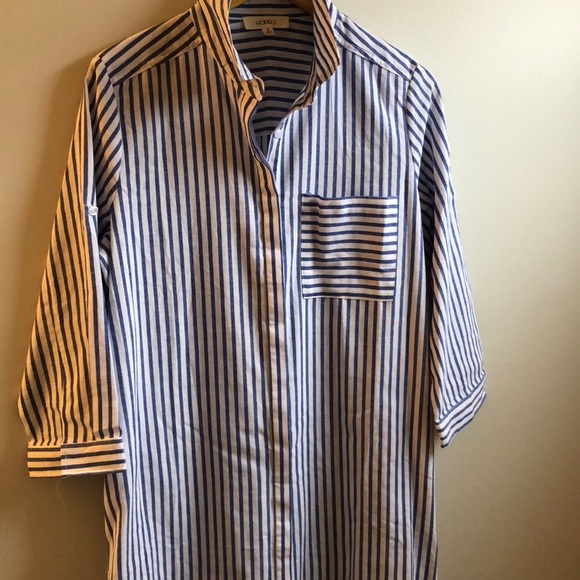 NWOT • Hopely • striped shirt dress - Picture 2 of 4